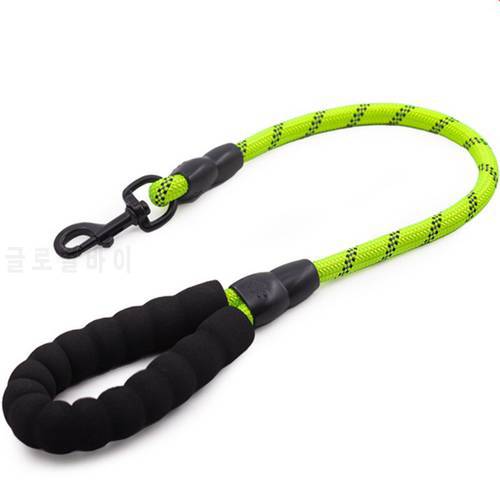 Dog Leash Reflective Leashes for Dogs Walking Explosion-proof Short Dog Leash for Large Dogs Golden Retriever Chain Pet Products