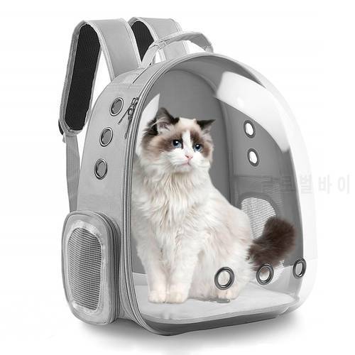 Breathable Cat Carrier Bags Pet Carriers Small Dog Cat Backpack Travel Space Capsule Cage Pet Transport Bag Carrying For Cats
