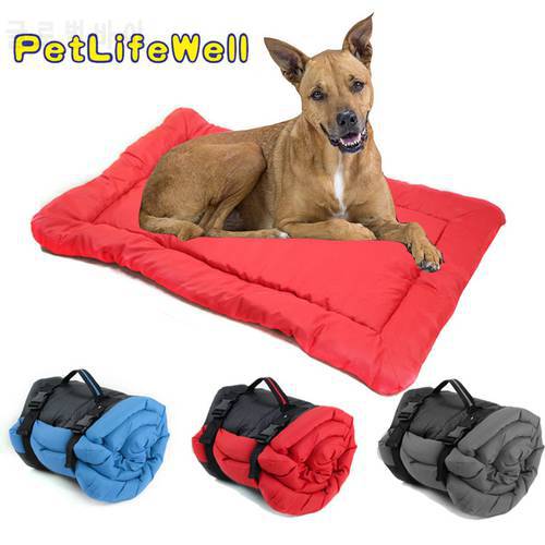 Dog Bed Blanket Portable Dog Cushion Mat Waterproof Outdoor Kennel Foldable Pet Breathable Beds For Puppy Kennel Bed For Cats