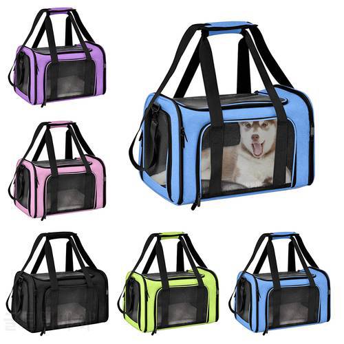 Pet Dog Car Travel Carrier Transport Bag Carrying Bag Washable Folding Cage