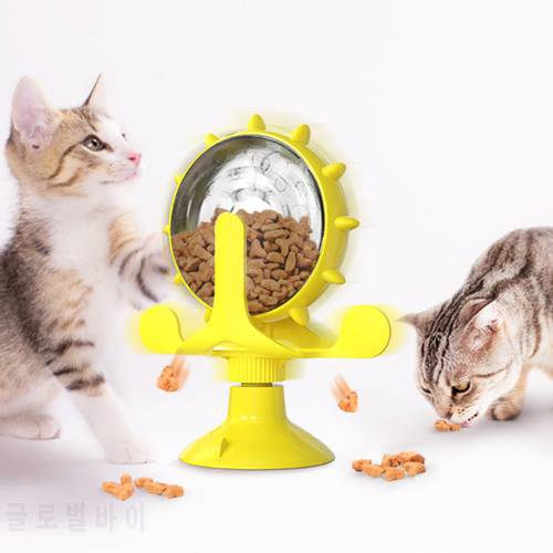 Cat Toys Dog Cat Feeding Interactive Wheel Toys Pet Leaking Food Training Ball Exercise IQ Toys for cats Cat Supplies