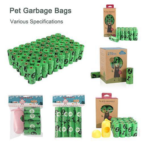 Pet Garbage Bags EPI Biodegradable Cat Dog Poop Waste Bag Dispenser Set Outdoor Portable Perro Cleaning Poo Pick-Up Trash Tool