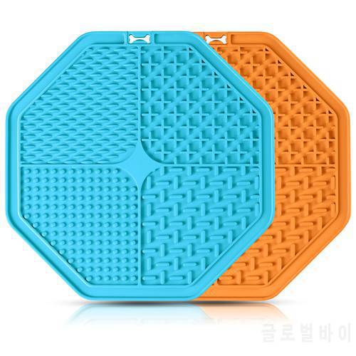 Silicone Dog Feeding Lick Mat Cat Feeder Licking Pad For Dogs Cats Lickimat Dog Bath Buddy Slow Feeder Food Sucker Cats Lick Pad