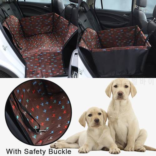 Dog Water Proof Car Seat Cover Hammock Protector Foldable Cushion Cover For Transporting Pets Bedding Mattress Car Seats Basket