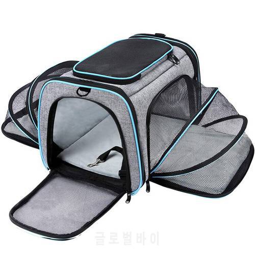 Multifunctions Large Capacity Cat Cage Comfortable Puppy Foldable Carrier Breathable Dog Non-deformable Bag Pet Accessories