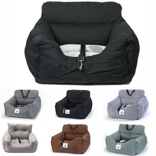 2021 New Dog Car Seat Bed Travel for Small Medium Dogs Front/Back Seat Indoor/Car Use Pet Car Carrier Bed Cover Removable