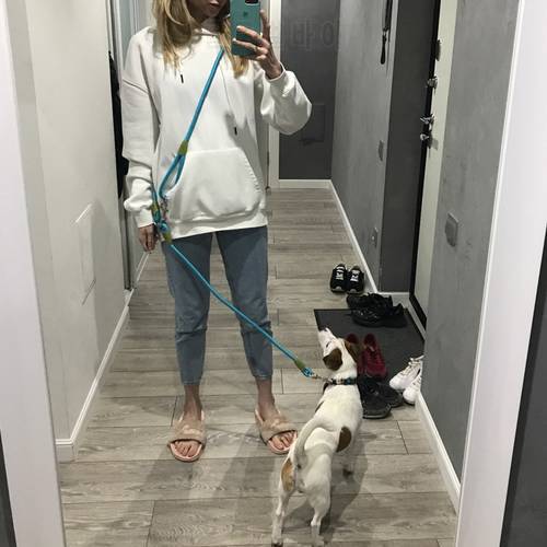 Dog harness Leash Harnesses Leads for Dogs Walking Slung Shoulder Hands Free Leashes Dog Chain Double-head Leash dogs walker