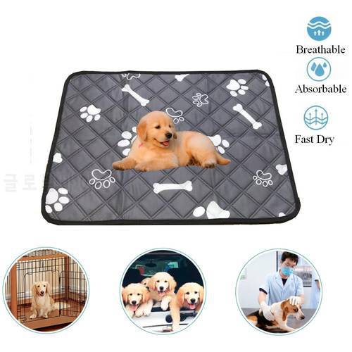 Dog Pet Pee Pads Mat Reusable Washable Blanket Absorbent Tineer Diaper Puppy Training Pad Pet Bed Urine Mat for Dog Cat Rabbit