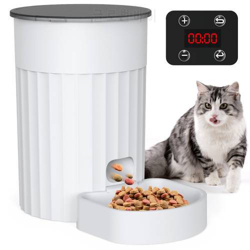 Pet Cat Bowl Automatic Feeder Intelligent Timing Quantitative Feeding Machine For Cats Dog Feeding Smart Food Dispenser Supplies
