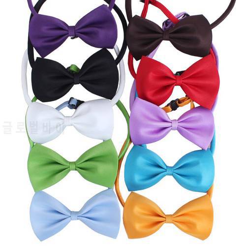 1 Piece Pet Dog Cat Necklace Adjustable Strap For Cat Collar Dogs Accessories Pet Dog Bow Tie Puppy Bow Ties Dog Pet Supplies