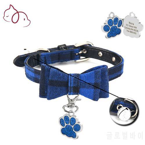 Custom Collar for Cats Collar Personalized Id Tags Cat Collar Dog Collar Chihuahua Cat Accessories Cat Necklace for Cat Collar