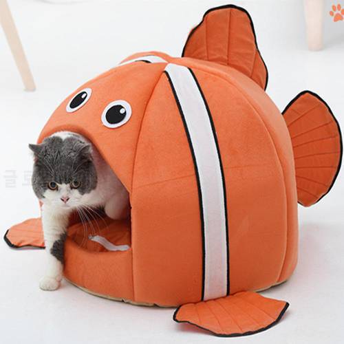 Cat Sleeping Bag Kennel Cat Basket Dog Kennels Dog House Short Plush Small Pet Bed Warm Puppy Kennel Nest Small Pet Products