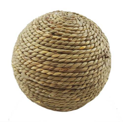 6cm Pet Bite Molar Toy Rattan Ball Rabbit Small Pet Chew Toy Cleaning Teeth Natural Grass Ball Small Pet Perfect Molar Tool