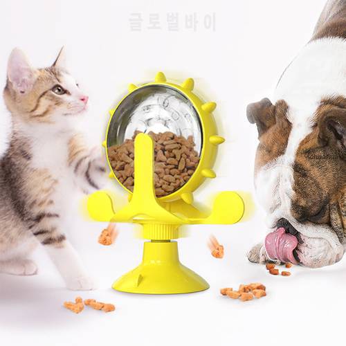 Pet Supplies Cat Toys Interactive Treat Leaking Toy for Kitten Small Dogs Rotatable Wheel Toys Pet Products Accessories
