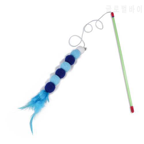 NEW Fashion Cat&39s Favorite Interactive Toy Funny Cat Stick Feather Toys Plush Cat nip Turkey Feather Tease Toy Cats Supplies