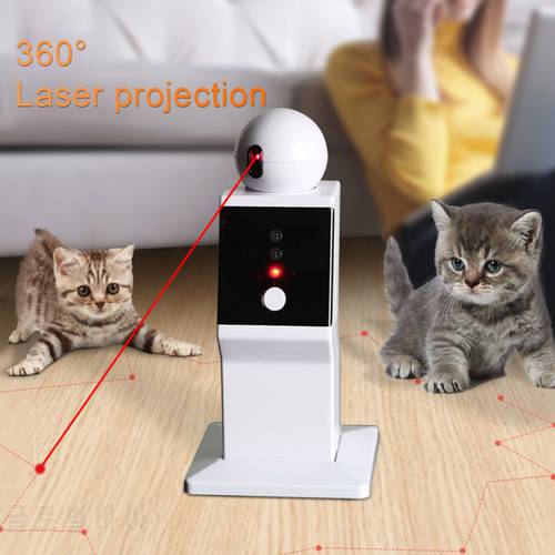 Pet Smart Self-Hey Led Funny Cat Play With Led Robot Toy Charging Model Play Game Pet Interactive Toys