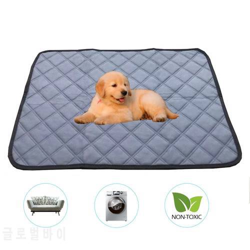 2pcs/Pack Dog Pet Pee Pads Reusable Washable Mat Blanket Absorbent Tineer Diaper Puppy Training Bed Urine Mat for Dog Cat Rabbit