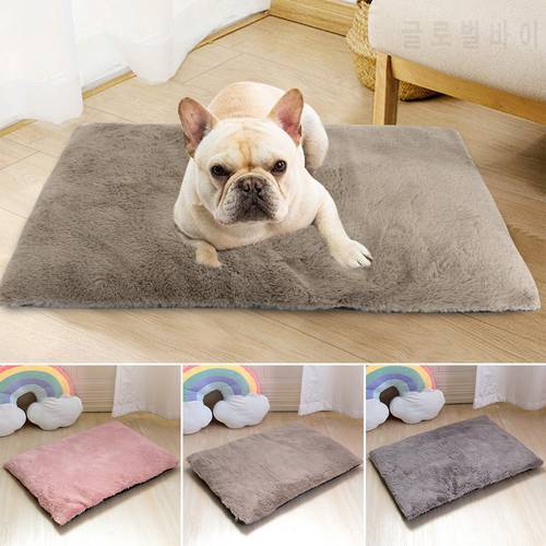Thick Winter Dog Bed Mat Warm Pet Cat Sleeping Mats Cushion Soft Kennel Cushions for Small Medium Large Dogs Cats