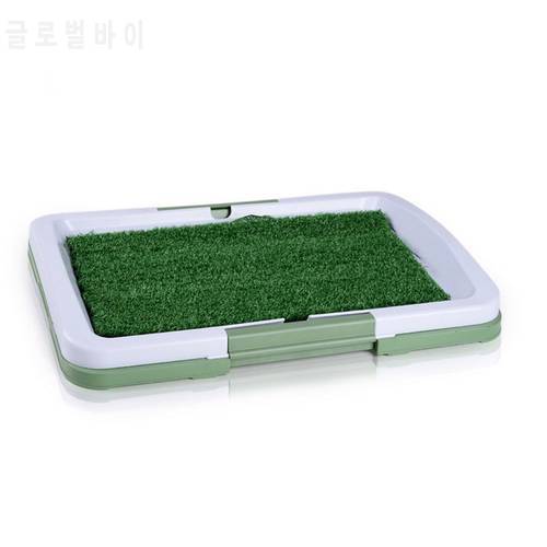 Pet Lawn Toilet Mat Artificial Grass Urinal Pad Indoor Puppy Dog Potty Training Tray Grass House Toilet Tray