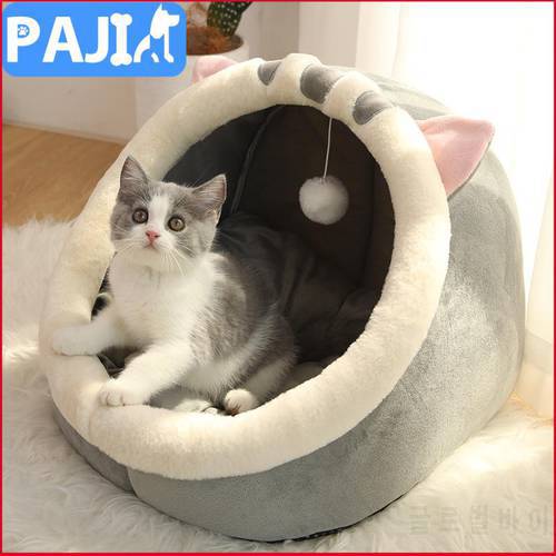 Pet Cave Tent Dog Warm House Pet Basket Cat Cozy Lounger Cushion Cat Cave Small Dog Mat Bag Dog Enclosed Bed Pet Supplies