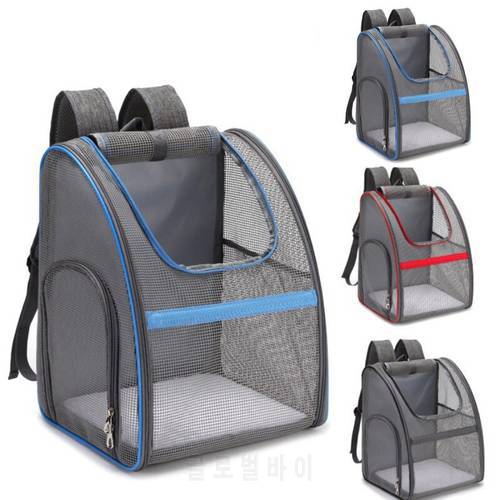 Breathable Pet Cat Carrier Backpack Large Capacity Cat Dogs Carrying Bag Folding Pet Chest Portable Outdoor Travel Pets Carrier