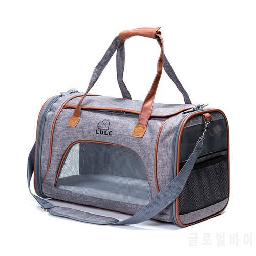 Breathable Foldable Small Cat Dog Carrier Bag Pet Handbag Fashion Outdoor Travel Carrier Transport Bag Portable Pet Dog Supplies
