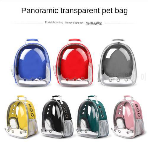 UFBemo Cat Carrier Breathable Backpack Travel Portable Breathable Space Capsule Cage Pet Transport Bag