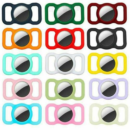 Anti-Lost Silicone Case Protective Cover Design Cat And Dog Collar For Apple Airtag GPS Finder Cover