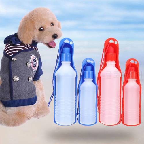 Pet Dispenser Foldable Outdoor Pet Puppy Bowl Portable Dog Cat Drinking Water Feeder Dog Travel Water Bottle