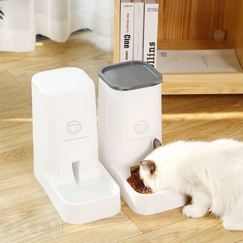 Pets Feeder Dog Large Capacity Feed Dispenser Cat Automatic 3.8L Drinking Feeder Kittens Water Bowl Pet Accessories