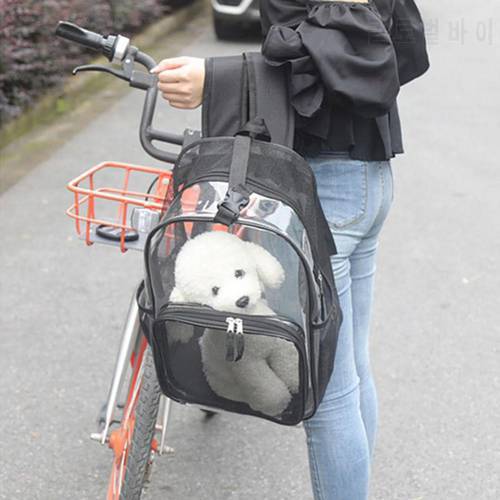 2021 Portable Cats Kitten Carrier Mesh Breathable Pet Backpack Outdoor Travel Bag Pet Handbag Cat carrying Pet Supplies