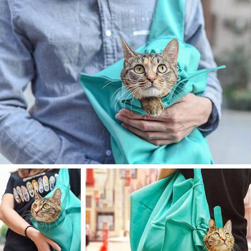 Pet Carrier Bag For Cat Doggie Puppy Kitten Outdoor Backpack Travel Bag Fashion Portable One Shoulder Pet Messenger Bag