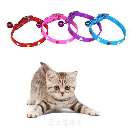 Pet Supplies Silicone Belt Bell Cat Collar Small Dog Cat Multi-pattern Dog Leash