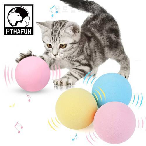 Cat Toys Smart Pet Cats Interactive Ball Kitten Sounding Ball Toy Catnip Ball Toys with Animal Squeaks Cat Kitty Supplies