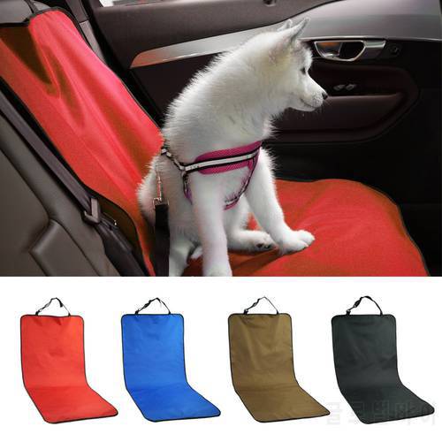 Waterproof Dog Car Seat Pet Cover Protector Mat Rear Safety Travel Accessories for Cat Dog Pet Carrier Car Rear Back Seat Mats