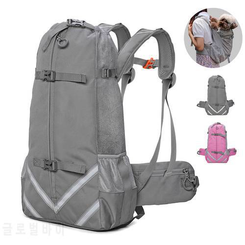 Outdoor Pet Dog Backpack Breathable Shoulder Dog Cat Carrier Bag For Medium Large Dogs Bulldog Backpack Adjustable Travel Bags