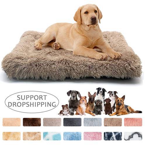 Dog Bed Luxury Couch Bed Super Soft Dog Mat Cushion Cat Warm House Medium Small Sleeping Sofa Cotton Pillow Pet Supplies 2021
