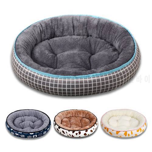 70Cm Dog Bed Small Medium Dogs Cushion Soft Cotton Winter Basket Warm Sofa House Washable Bed for Dog Accessories Pet Supplies