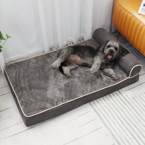 Dog Sofa Bed Large Dogs Beds Cat Mats Winter Warm Sleeping House Pet Nest Cushion Dog Bed Cat Mats for Large Dog