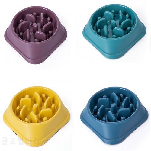 2021 Dog Slow Feeder Bowl Slow Feeder Bath Pet Supplies Pet Accessories Dogs Slow Feeder Bowl For Cat Pets Slow Feeder Dog Bowls