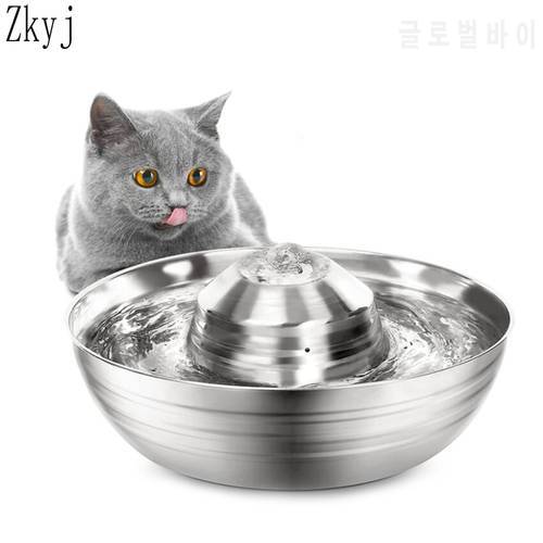 The New Stainless Steel Automatic Drinking Fountain And Stainless Steel Non-Slip Feeding Bowl Are Easy To Clean And Resist