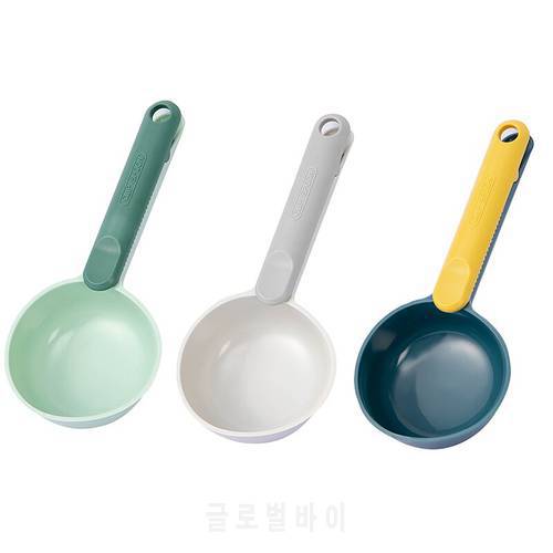 Mutli-function Feeding Scoop Spoon With Sealing Bag Clip Pet Cat Dog Food Shovel Large Capacity Spoon With Clip Pet Supplies