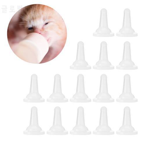 15Pcs Silicone Pet Nipple Dog Cat Bottle nipple Feeding Water Tools Puppy Kitten Totoro Rabbit Hamster Nursing Bottle Nipples