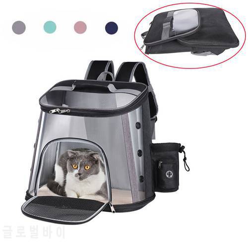 Cat Carrier Bags Breathable Pet Cat Carrier Backpack Space Capsule Folding Pet Transport Bag Carrying for Cats Outdoor Mochilas