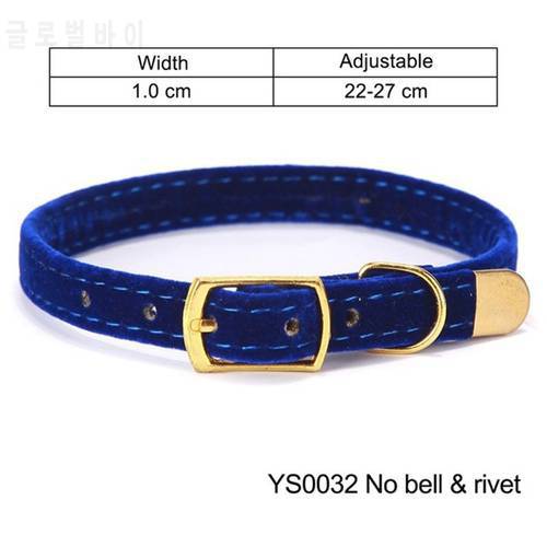 Cat Collar Kittens Dog Collar Teddy Solid Color Pet Collar Chihuahua Products Pet Accessories