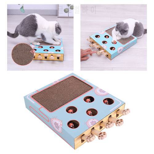 Interactive Cat Scratch Board Pet Scratcher Toy Furniture Protector Soft
