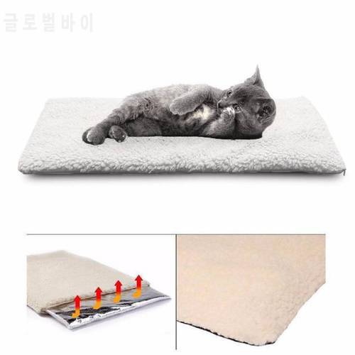 Self Heating Soft Warm Pet Winter Mat Blanket Soft Warm Cat Bed Puppy Cushion Mat Products For Pets Accessories