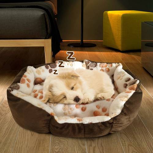 Octagonal Cat Bed Lambswool Pet Nest Bed for Cats Small Dog Warm Puppy Kennel Sofa Kitten Cave Basket Pet House Cat Accessories