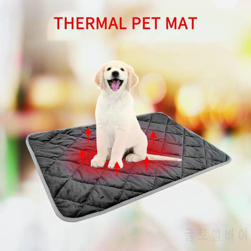 Washable Dog Pet Mat Winter Warming Cat Bed Pad Self-Warming Thermal Mat for Cats Dogs Car Seat Cover Anti-Slip bedding Pad