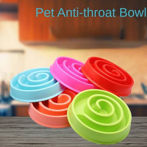 Pet Dog Feeding Food Bowls Puppy Slow Down Eating Feeder Dish Bowl Prevent Obesity Pet Dogs Supplies Dropshipping для собак